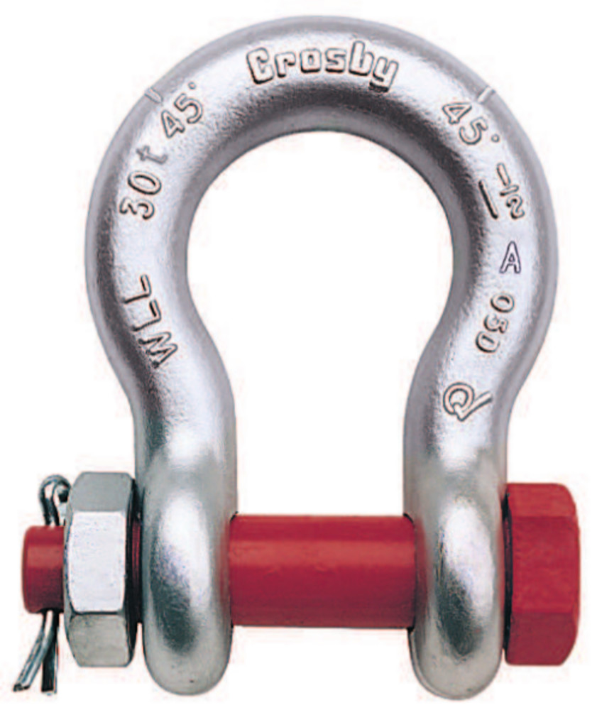 bolt, nut and cotter anchor shackle